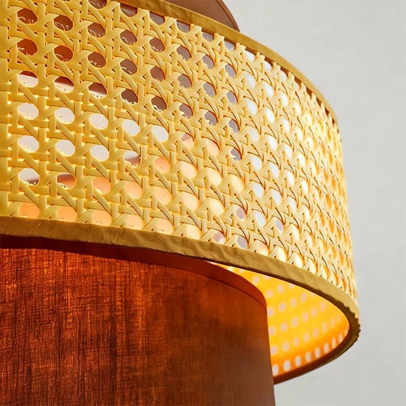 Plafonniers rotin (Bas)