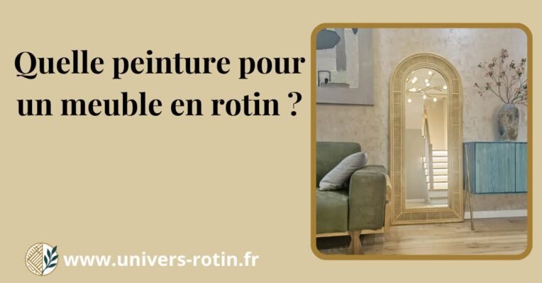 Quelle peinture pour repeindre un meuble en rotin ?