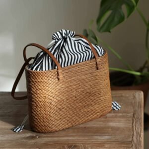 Sac Bandoulière En Rotin Bali Élégant Tressé Naturel Raffiné 30 Sac Bandoulière En Rotin Bali Élégant Tressé Naturel Raffiné