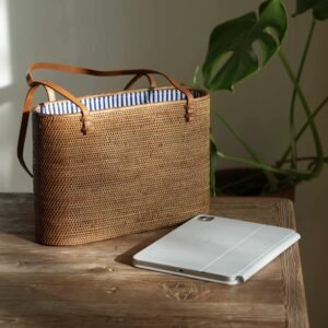 Sac Bandoulière En Rotin Bali Élégant Tressé Naturel Raffiné 24 Sac Bandoulière En Rotin Bali Élégant Tressé Naturel Raffiné