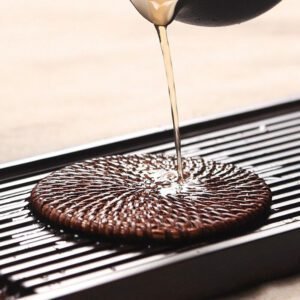 Sous-Tasses En Rotin Tressées Naturelles Pour Tasses Et Verres