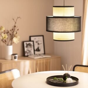 Suspension en Rotin pour Salon | ANUA