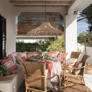 Suspension Rotin Terrasse | FIBO