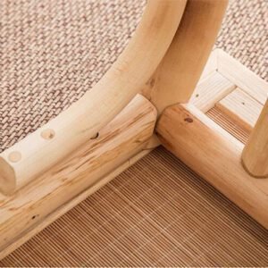 Table Basse En Rotin Et Bambou Naturelle Et Contemporaine