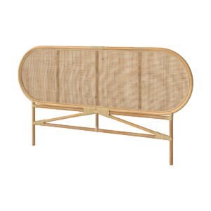 Tête De Lit 140 Cm Navahino En Rotin Élégante Tressée