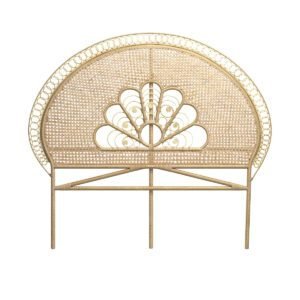 Tête De Lit Gabriella En Rotin 140 Cm Style Bohème Raffiné Élégant