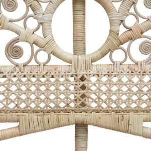 Tête De Lit Gabriella En Rotin 160 Cm Style Bohème Chic Naturel