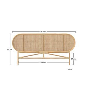Tête De Lit Navahino En Rotin 160 Cm Style Bohème Raffiné Élégant 12 Tête De Lit Navahino En Rotin 160 Cm Style Bohème Raffiné Élégant