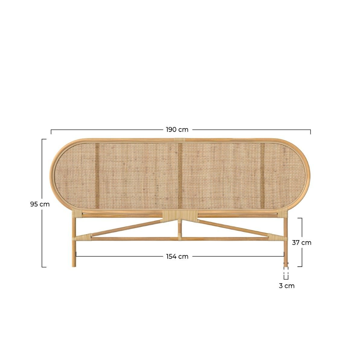 Tête De Lit Navahino En Rotin 160 Cm Style Bohème Raffiné Élégant 5 Tête De Lit Navahino En Rotin 160 Cm Style Bohème Raffiné Élégant