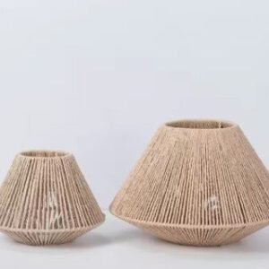 Abat-Jour Rotin Chaleureux Pour Lampe À Poser Ambiance Naturelle