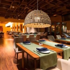 Abat-Jour Rotin Tressé Style Bohème Pour Intérieur Chaleureux