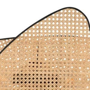 Applique Murale Rotin Contemporaine Style Naturel Éclipse Lumineuse