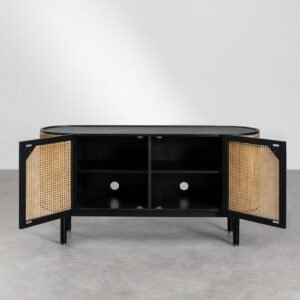 Buffet En Rotin Et Bois Élégant Contemporain Pour Salon 11 Buffet En Rotin Et Bois Élégant Contemporain Pour Salon