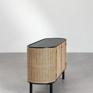 Buffet En Rotin Et Bois Élégant Contemporain Pour Salon 10 Buffet En Rotin Et Bois Élégant Contemporain Pour Salon