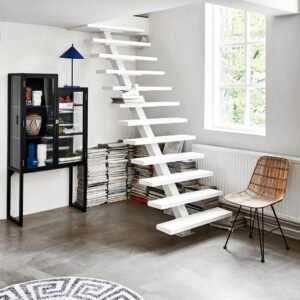 Chaise En Rotin Clair Élégante Sérénity