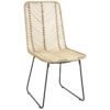 Chaise En Rotin Et Métal Calypso Confortable Et Élégante