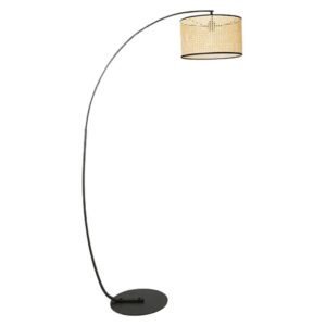Lampadaire Cannage Luna Élégant Style Naturel Authentique