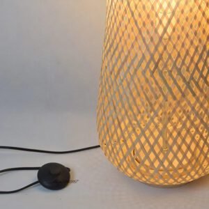 Lampadaire En Rotin Tressé À La Main Style Naturel ALOE