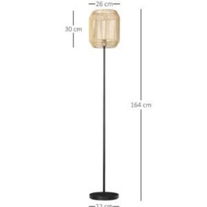 Lampadaire En Rotin Tressé Raffiné Pour Salon Moderne Design 5 Lampadaire En Rotin Tressé Raffiné Pour Salon Moderne Design