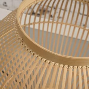Lampadaire Rotin Bambou Design Naturel Maily