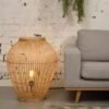 Lampadaire Rotin Bambou Design Naturel Maily 6 Lampadaire Rotin Bambou Design Naturel Maily