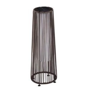 Lampadaire Rotin Marron Au Style Naturel Et Authentique
