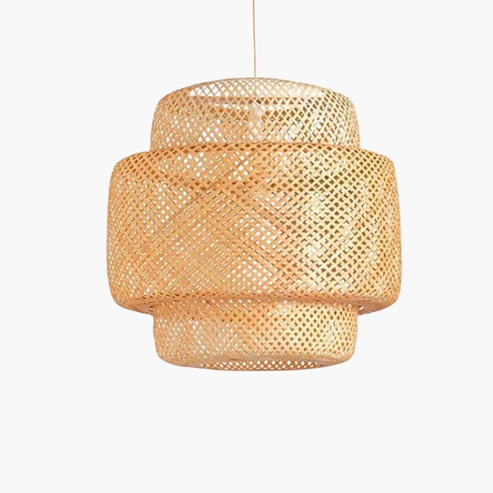 Lustre Salon Rotin Tressé Bohème Chic Fait Main Raffiné 2 Lustre Salon Rotin Tressé Bohème Chic Fait Main Raffiné