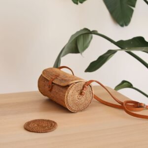 Sac Bandoulière Rotin Bali Tapang Tressé Naturel Élégant 14 Sac Bandoulière Rotin Bali Tapang Tressé Naturel Élégant