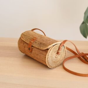 Sac Bandoulière Rotin Bali Tapang Tressé Naturel Élégant 10 Sac Bandoulière Rotin Bali Tapang Tressé Naturel Élégant