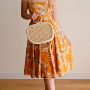 Sac En Rotin Bali Charleston Élégant À Porter Quotidien Chic