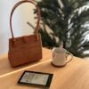Sac En Rotin Bali Pochette Enveloppe Raffinée Fait Main Naturel