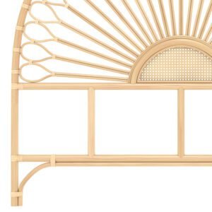 Tête De Lit 140 Cm Alan En Rotin Naturel Élégante Et Chaleureuse