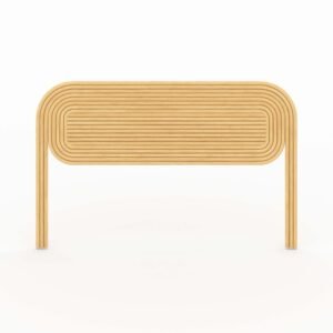 Tête De Lit 140 Cm Paloma En Rotin Naturel Élégante Bohème Chic