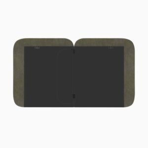 Tête De Lit 160 Cm Etna En Tissu Vert Olive Élégante Contemporaine