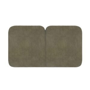 Tête De Lit 160 Cm Etna En Tissu Vert Olive Élégante Contemporaine