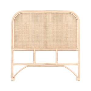 Tête De Lit 90 Cm Naïra En Rotin Et Cannage Style Bohème Chic