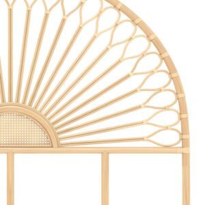 Tête De Lit Alan 160 Cm En Rotin Naturel Style Bohème Élégante