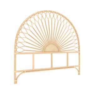Tête De Lit Alan 160 Cm En Rotin Naturel Style Bohème Élégante