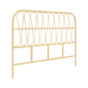 Tête De Lit Elior 140 Cm En Rotin Naturel Style Authentique Chic