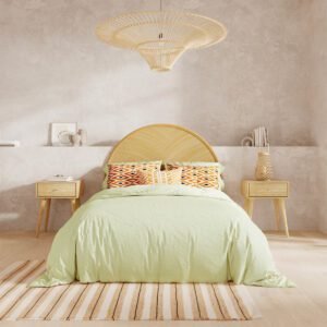 Tête De Lit En Rotin 140 Cm Aspect Naturel Design Élégant Chic