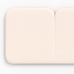 Tête De Lit Etna En Tissu Blanc 160 Cm Élégante Contemporaine