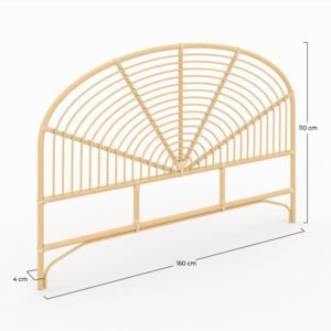 Tête De Lit Rotin Séléna 160 Cm Aspect Naturel Chic Et Élégant