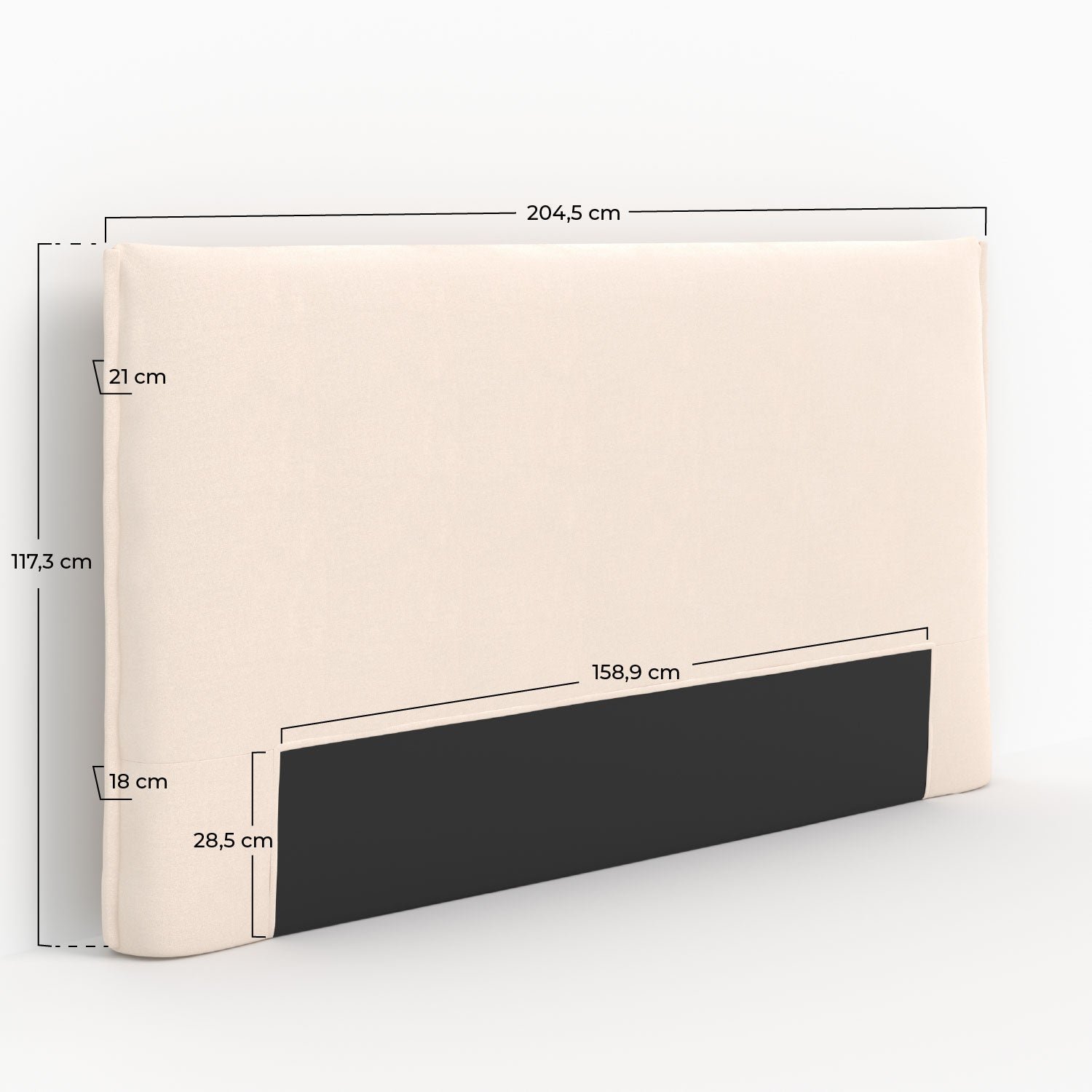 Tête De Lit Safia 160 Cm En Tissu Blanc Déhoussable Design Épuré 2 Tête De Lit Safia 160 Cm En Tissu Blanc Déhoussable Design Épuré