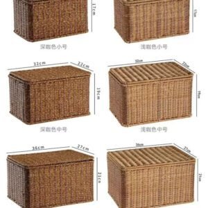 Malle En Rotin Tressée Artisanale Élégante Et Intemporelle