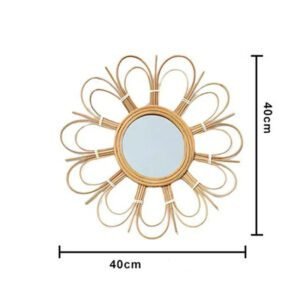 Miroir en Rotin Déco Murale | DECO 6 Miroir en Rotin Déco Murale | DECO