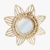 Miroir en Rotin Étoile Filante | LYSE 7 Miroir en Rotin Étoile Filante | LYSE