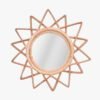 Miroir en Rotin Étoile | LYSA