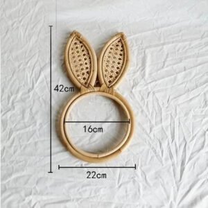 Miroir en Rotin Oreilles de Lapin | LAPI 9 Miroir en Rotin Oreilles de Lapin | LAPI