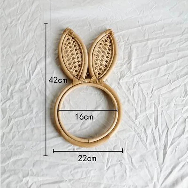 Miroir en Rotin Oreilles de Lapin | LAPI 5 Miroir en Rotin Oreilles de Lapin | LAPI