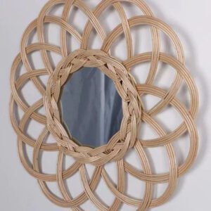 Miroir en Rotin Rosace Éternelle | ROSI
